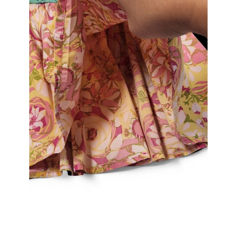 Matilda Jane Little Girls/Kids Pink Floral Skirts Playful Patchwork Size 6 - Picture 10 of 13